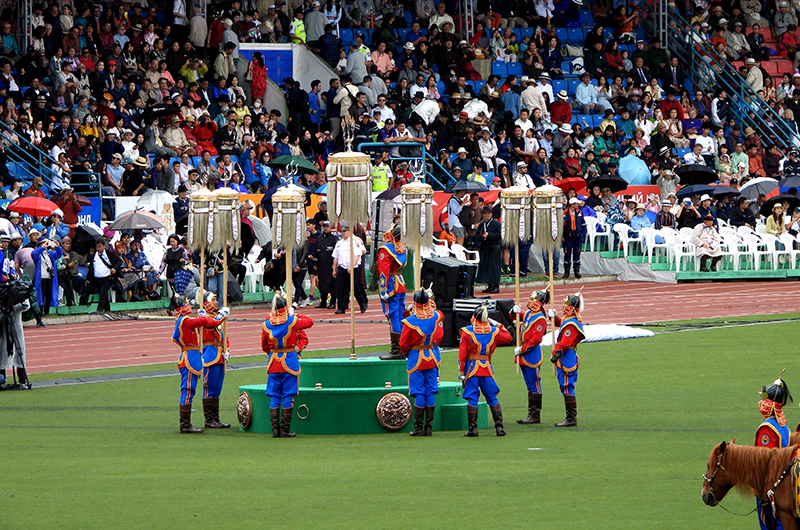 Naadam festival opening ceremony